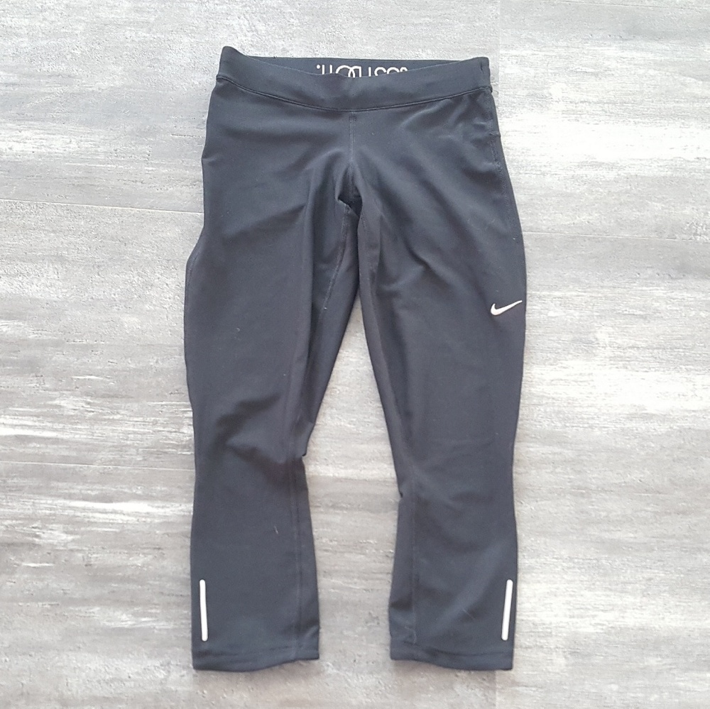 Black Nike Dri Fit Athletic Capri